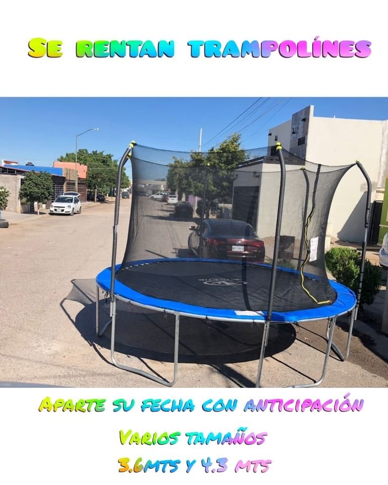 Renta de trampolines en Hermosillo